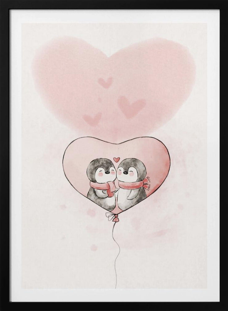 Penguin in love | Poster