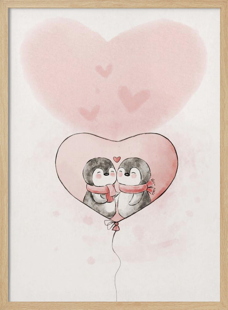 Penguin in love | Poster