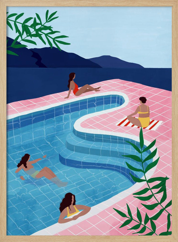 Pool Dames | Poster