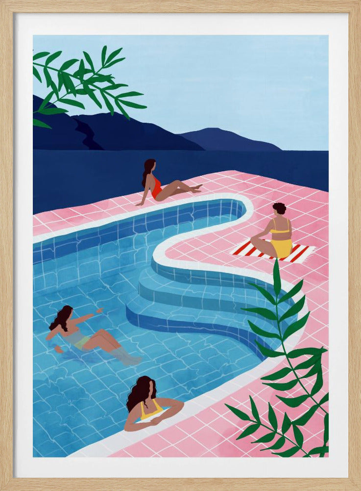 Pool Dames | Poster