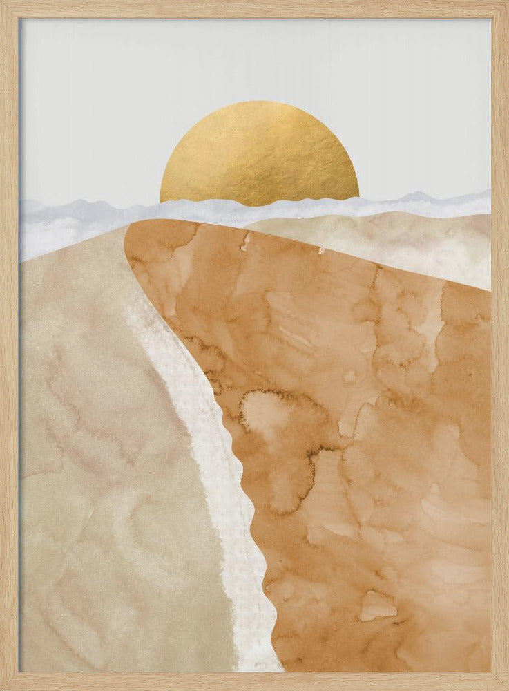 Gold sand dune | Poster