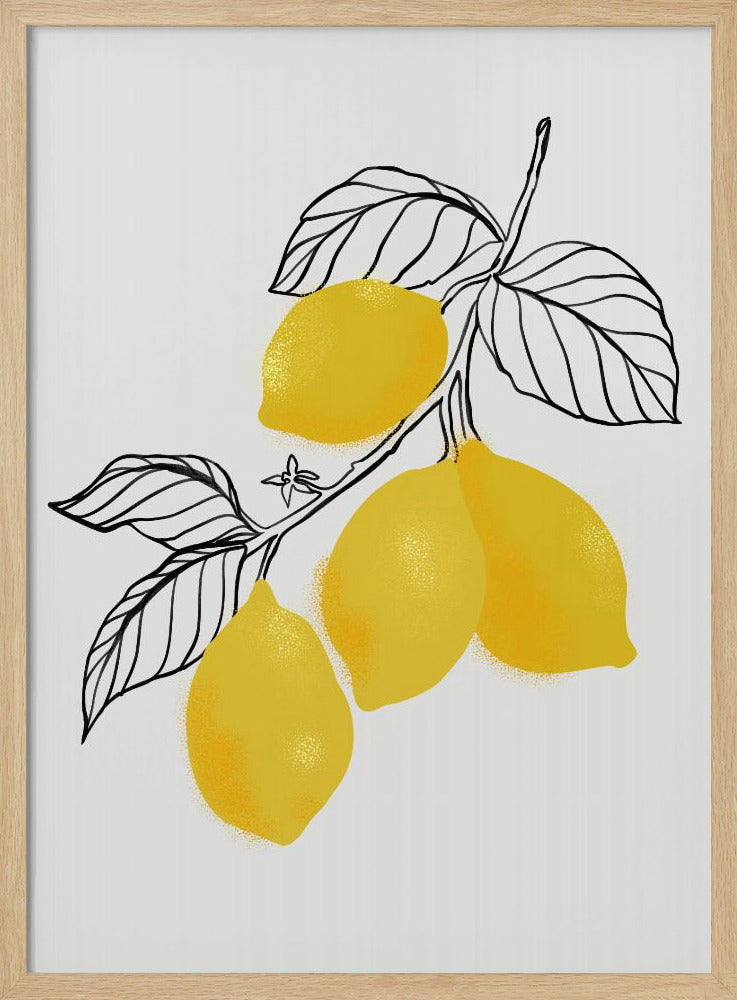 Lamya citroenen | Poster