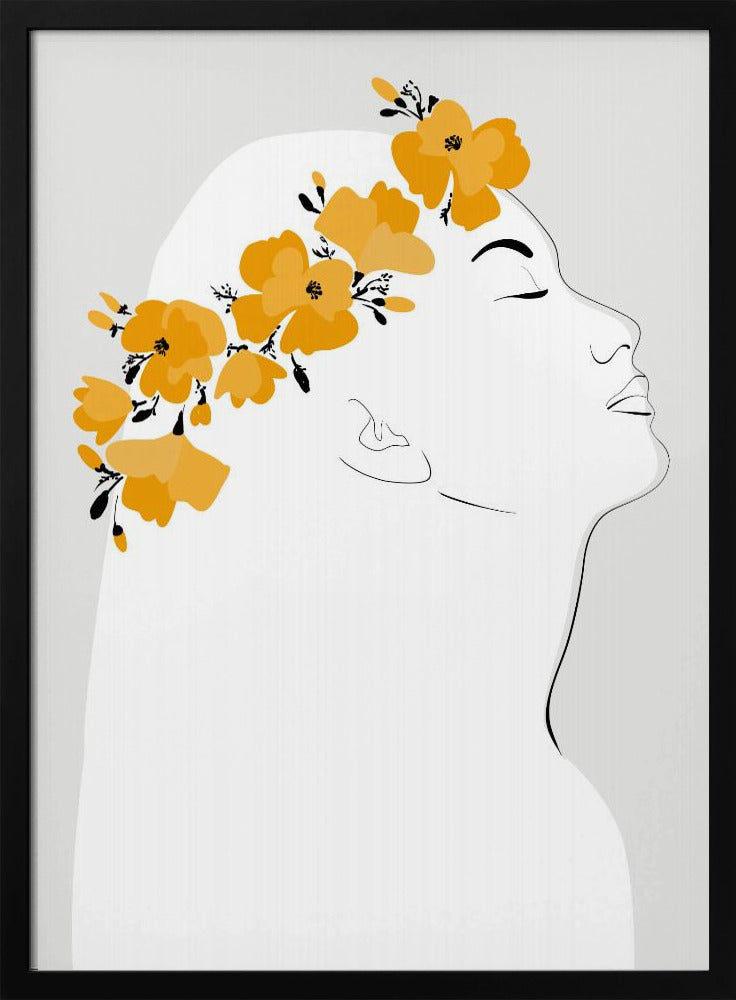 Portret van Floal Orly | Poster