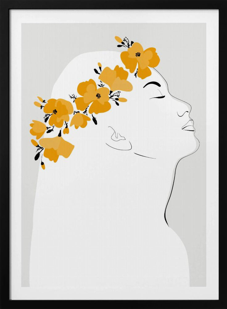 Portret van Floal Orly | Poster