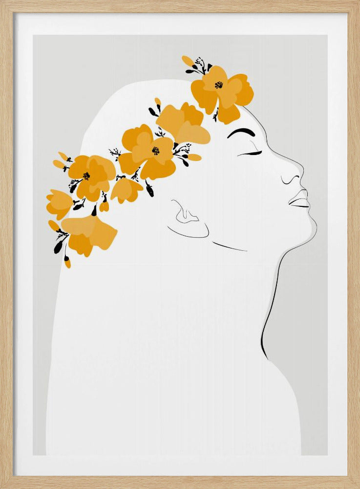 Portret van Floal Orly | Poster