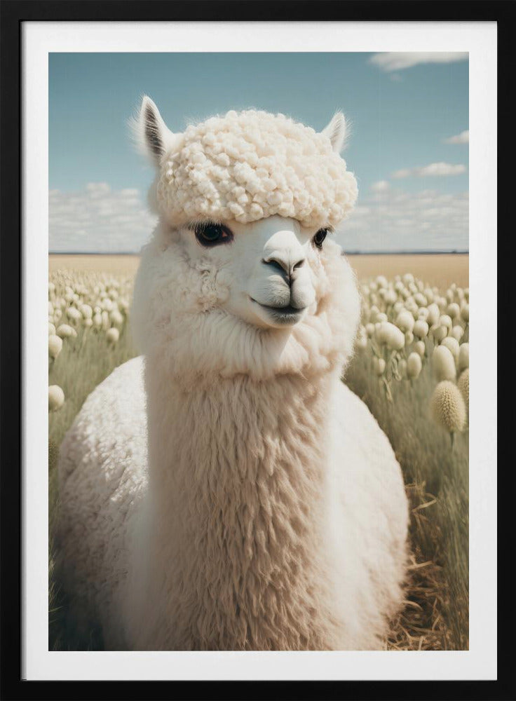 Lama in bloei | Poster