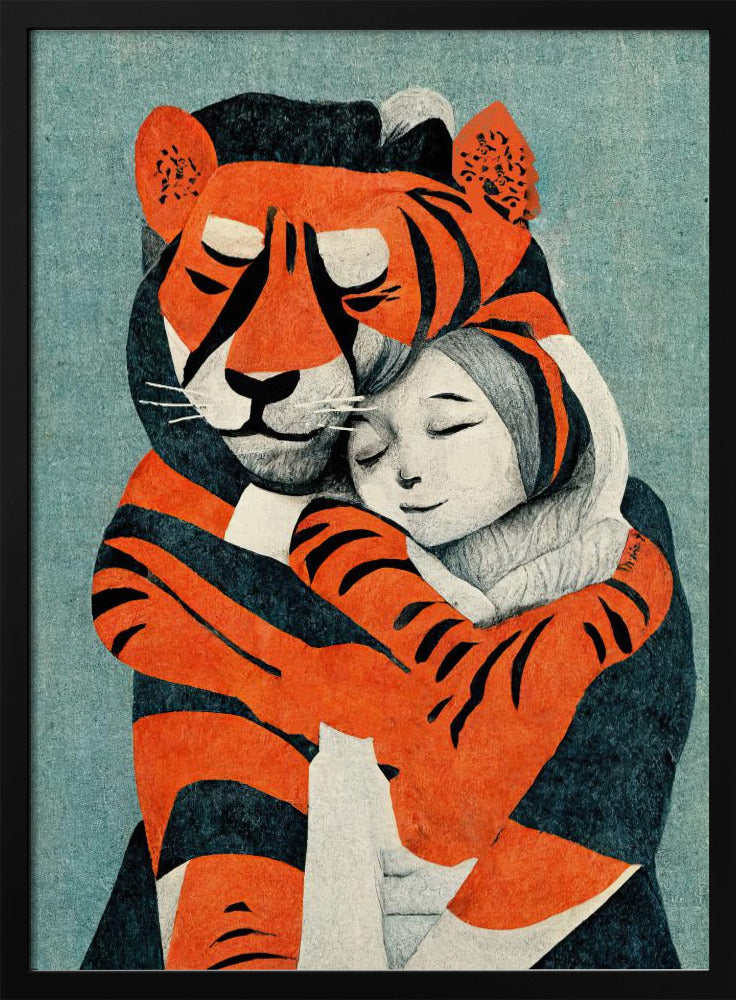 De omhelzing van de tijger | Poster