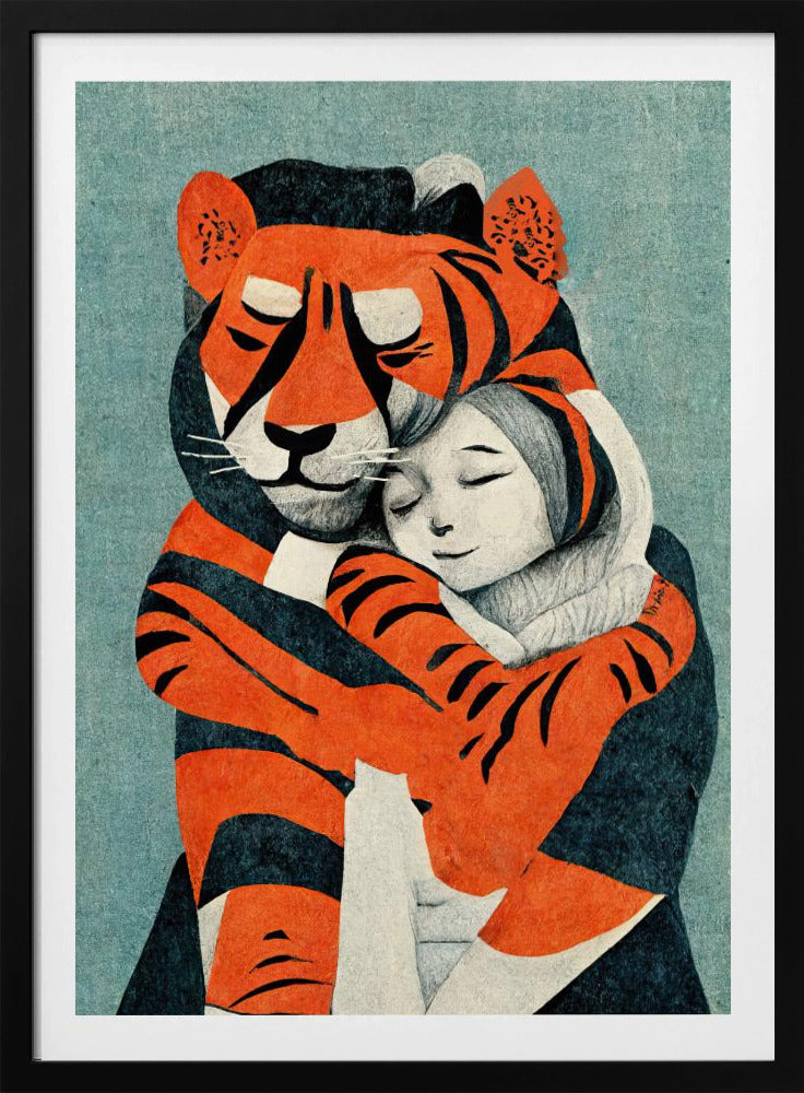 De omhelzing van de tijger | Poster