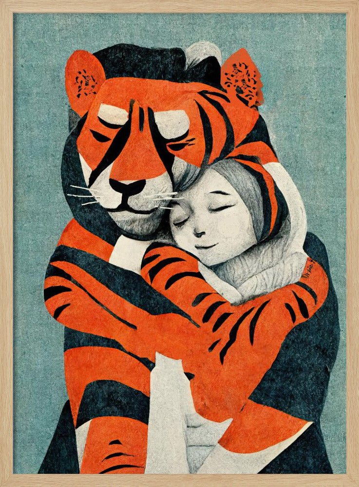 De omhelzing van de tijger | Poster
