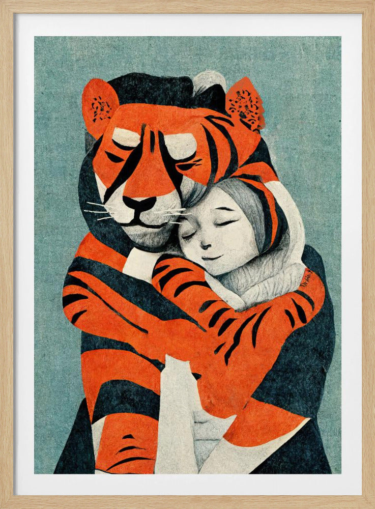 De omhelzing van de tijger | Poster