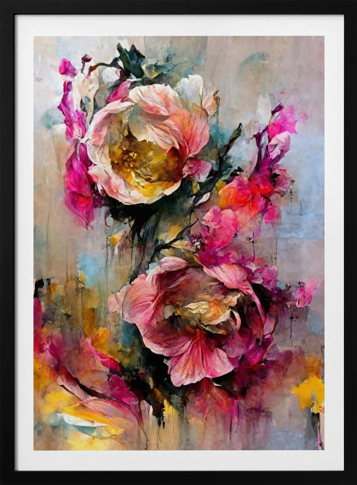 Levendige Bloei Fusie | Poster