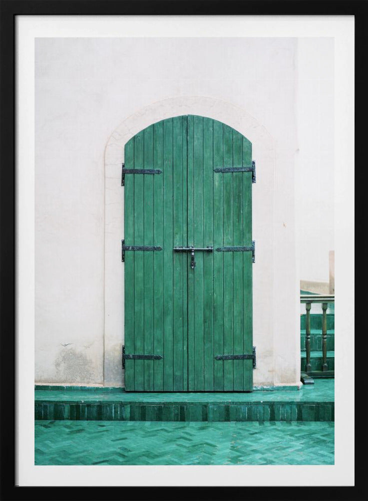Marrakesh Groene Deur | Poster