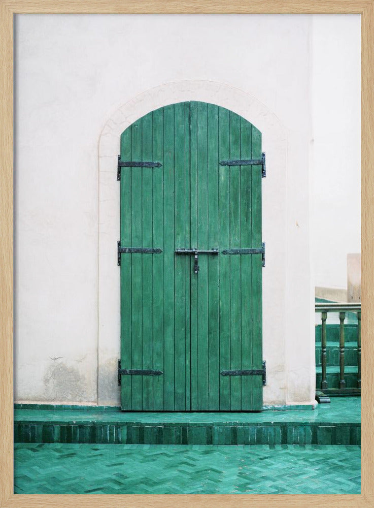 Marrakesh Groene Deur | Poster