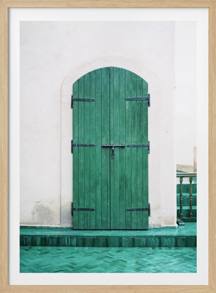 Marrakesh Groene Deur | Poster