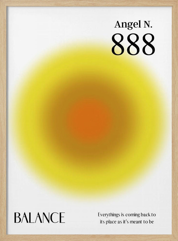 Angel Number 888 | Poster