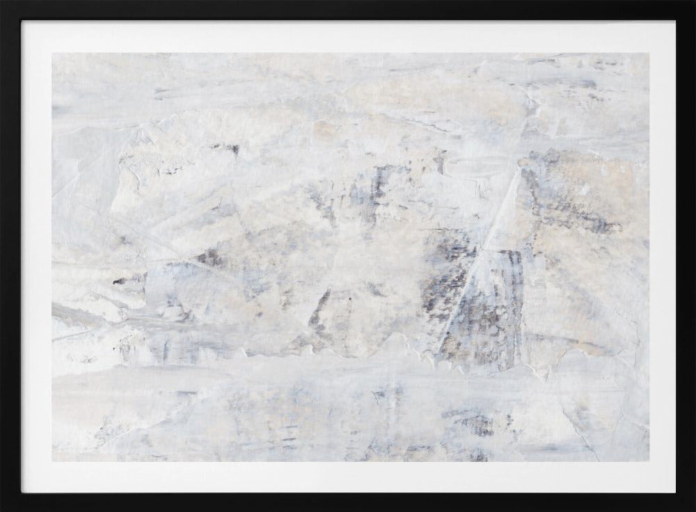 Witte en grijze tinten | Poster