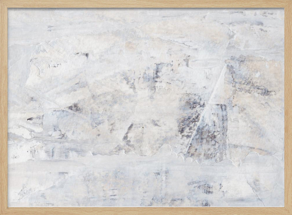 Witte en grijze tinten | Poster