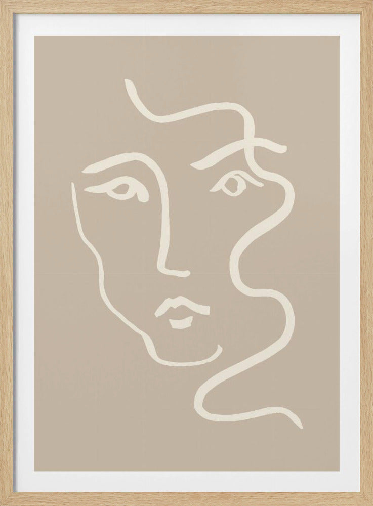 Portret 04 Grijs | Poster