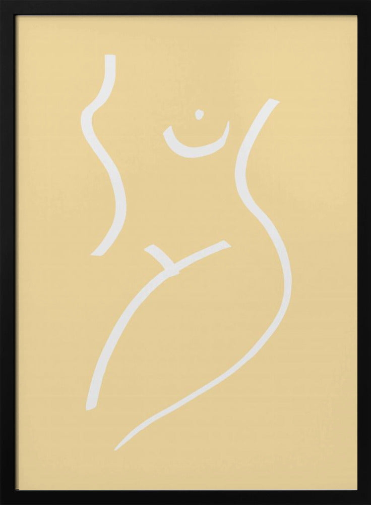 Naakt Geel | Poster