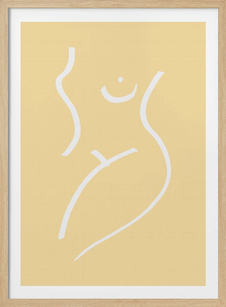 Naakt Geel | Poster