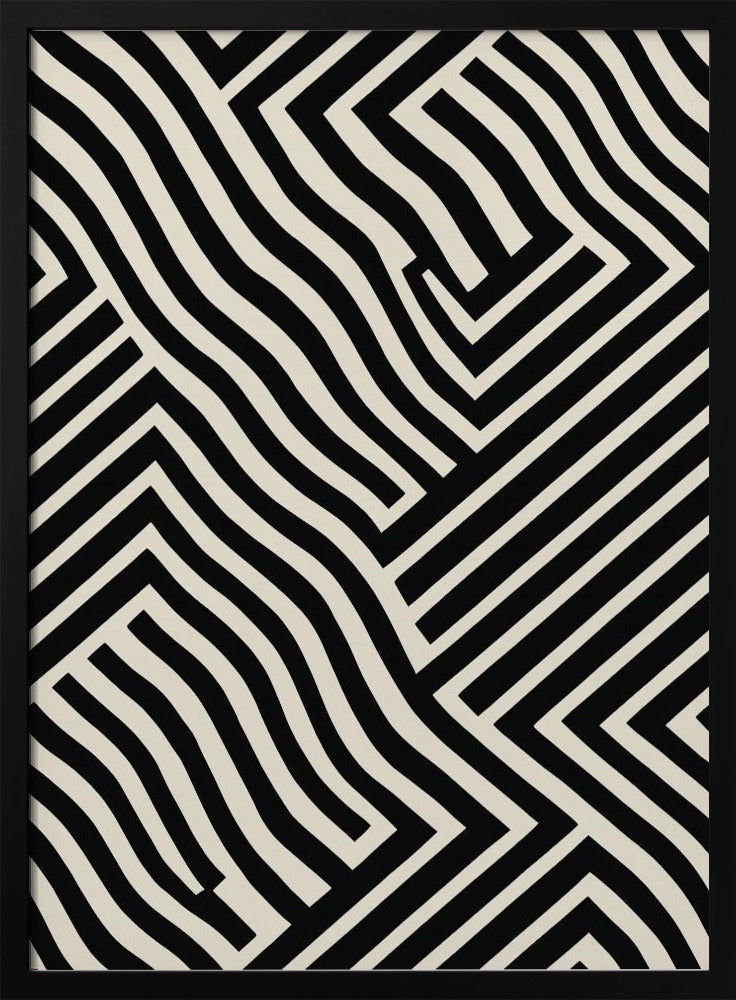 Zebra Doolhof | Poster