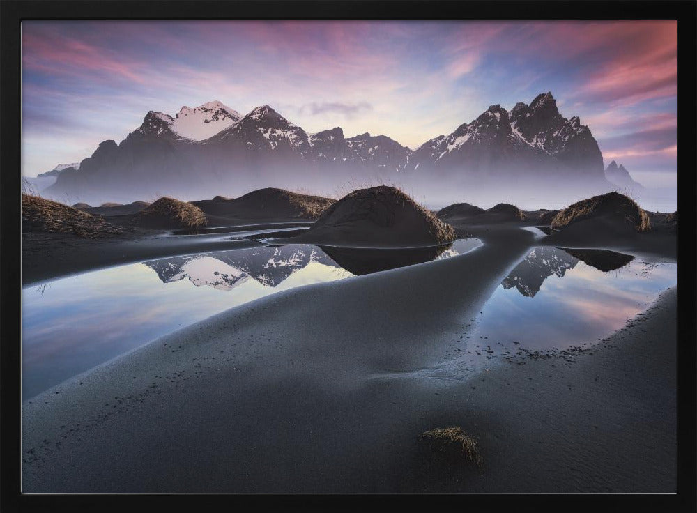 Gloeiende Vestrahorn | Poster