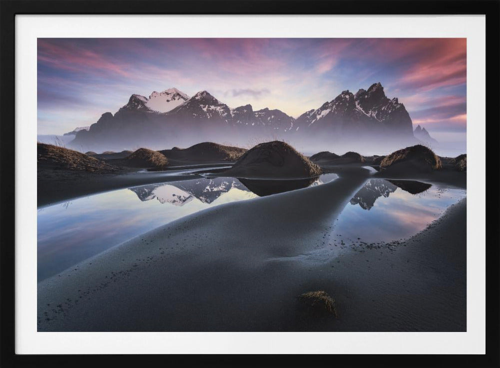 Gloeiende Vestrahorn | Poster