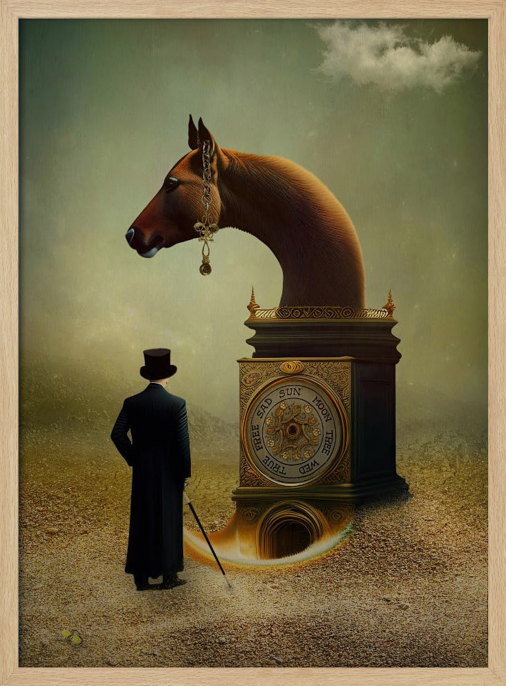 De zet van de ridder. | Poster