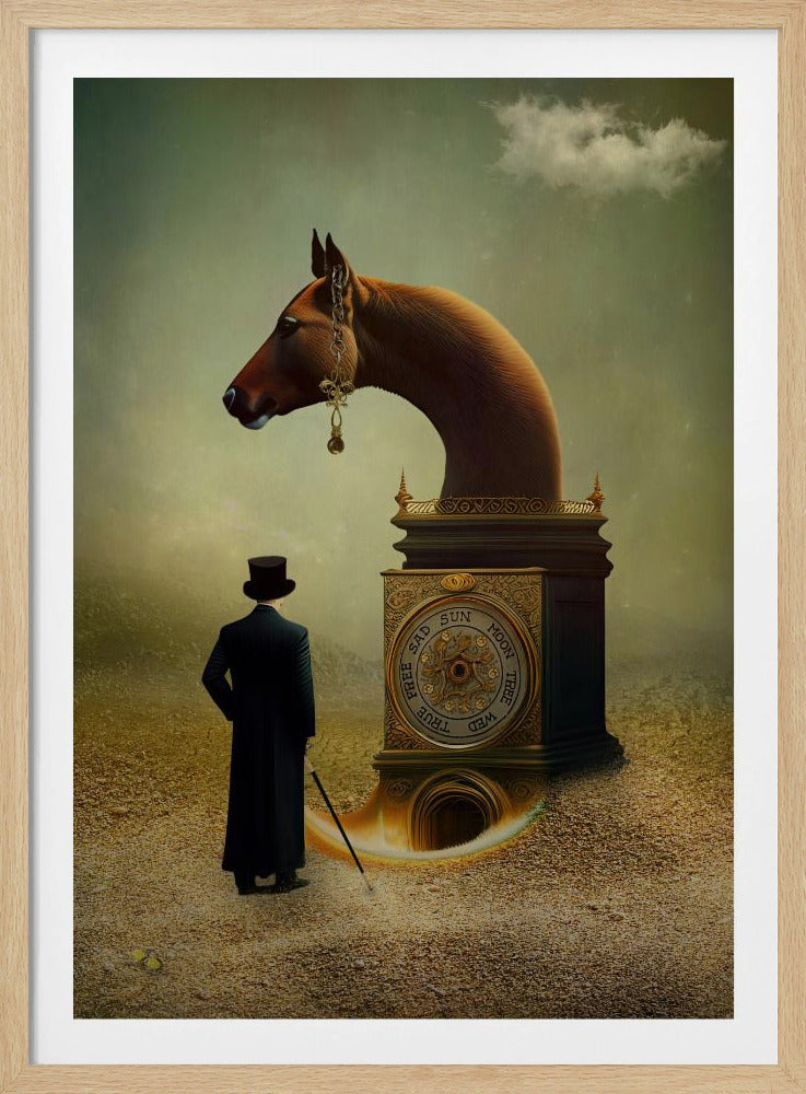 De zet van de ridder. | Poster