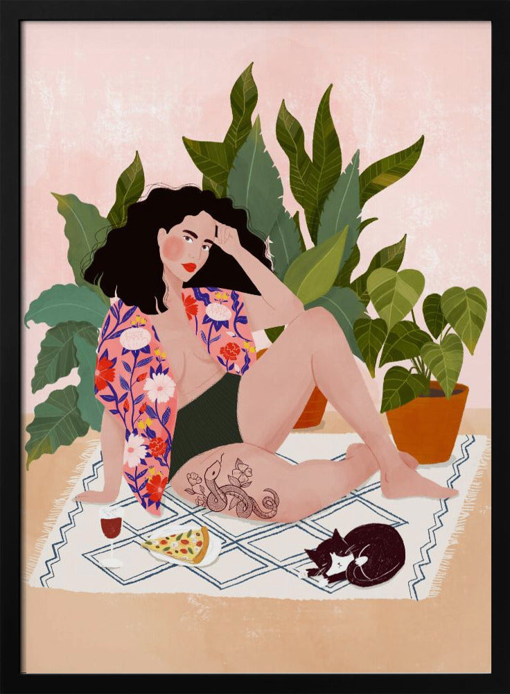 Zondag pizza | Poster