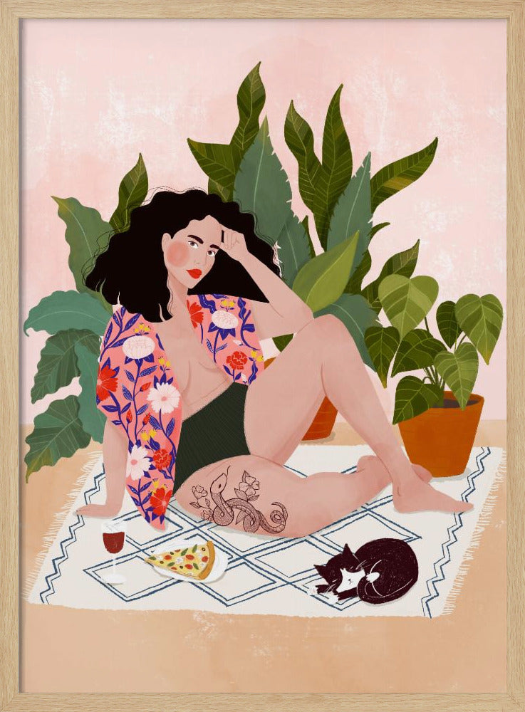 Zondag pizza | Poster