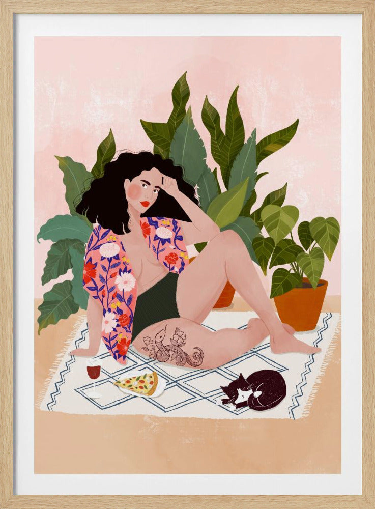 Zondag pizza | Poster