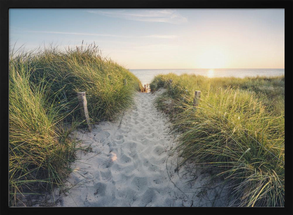 Naar het strand | Poster