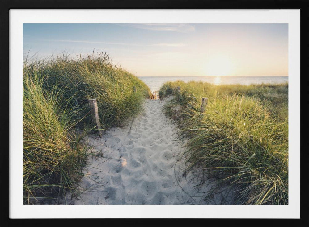 Naar het strand | Poster