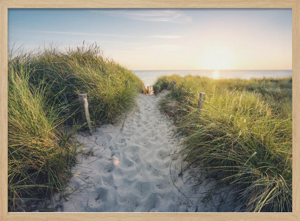 Naar het strand | Poster