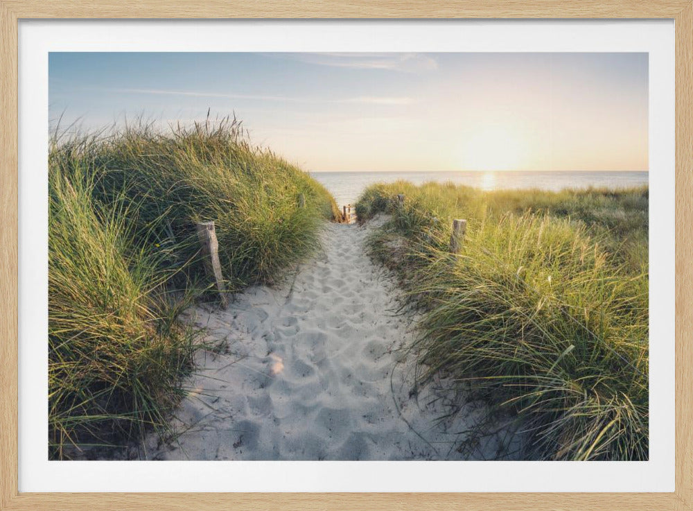 Naar het strand | Poster