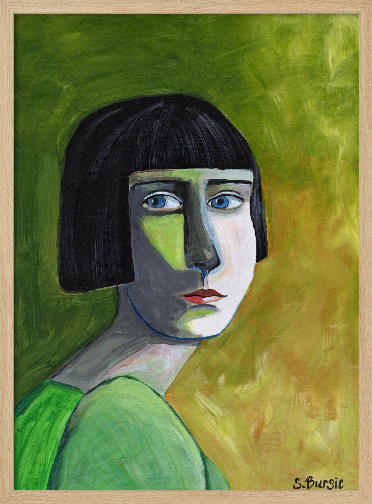 Dame met de Look | Poster