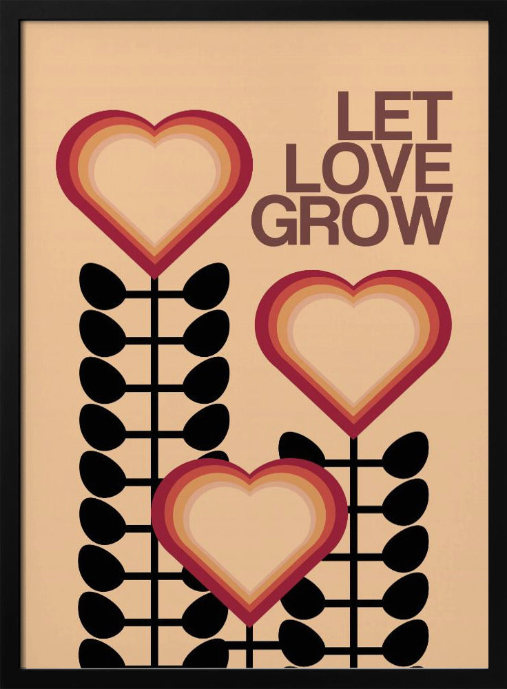 Laat Liefde Groeien Crème | Poster