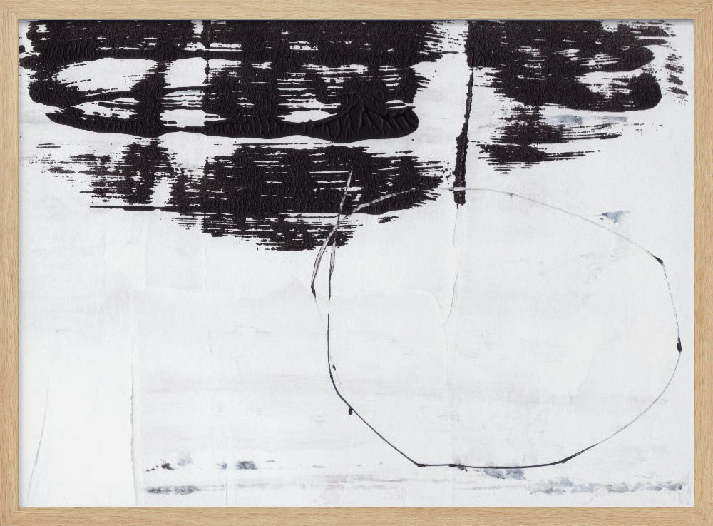 Monochrome fluisteringen | Poster