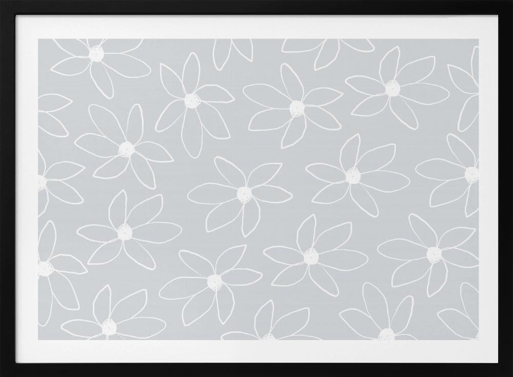 Luchtige bloemen | Poster