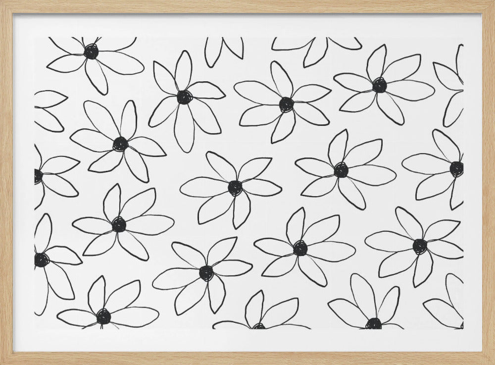 Luchtige bloemen | Poster