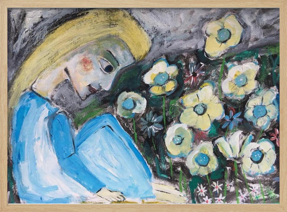 In de tuin | Poster