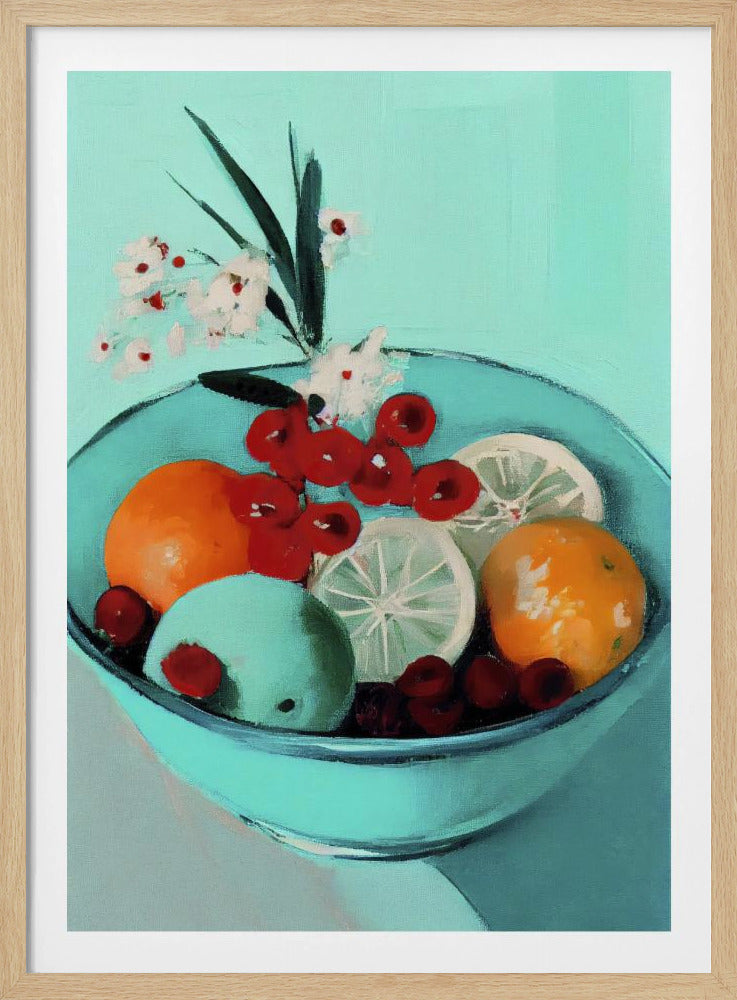 Vibrant Fruit Bowl | Poster