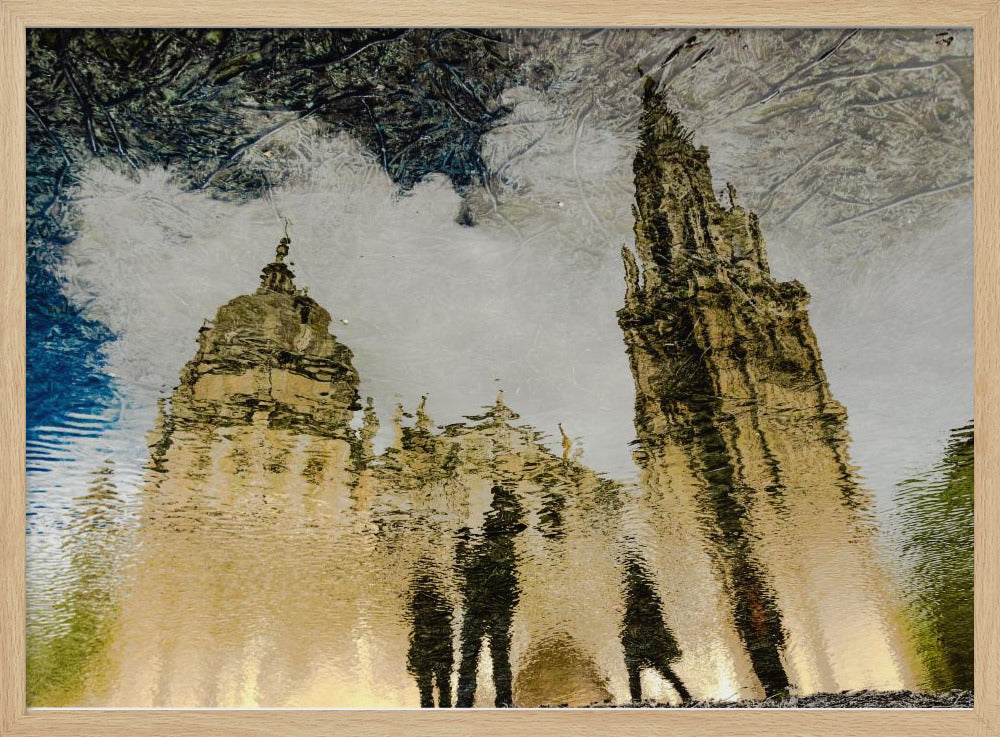Weerspiegeling in de kathedraal van Toledo | Poster