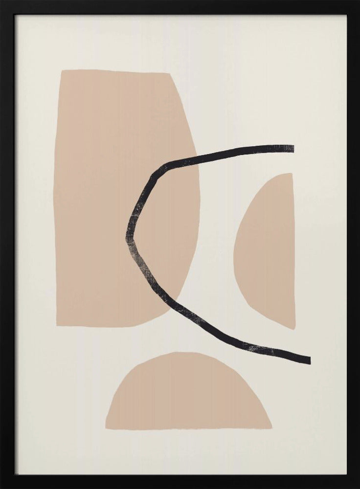 Stijlvolle geometrische compositie | Poster