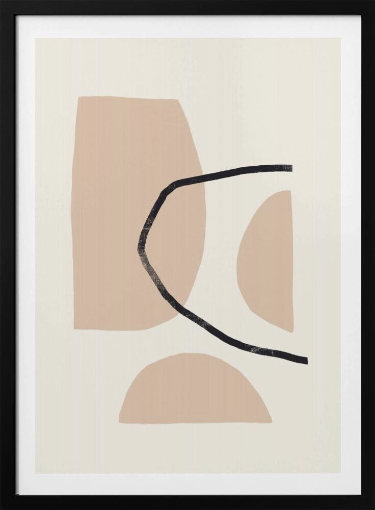 Stijlvolle geometrische compositie | Poster