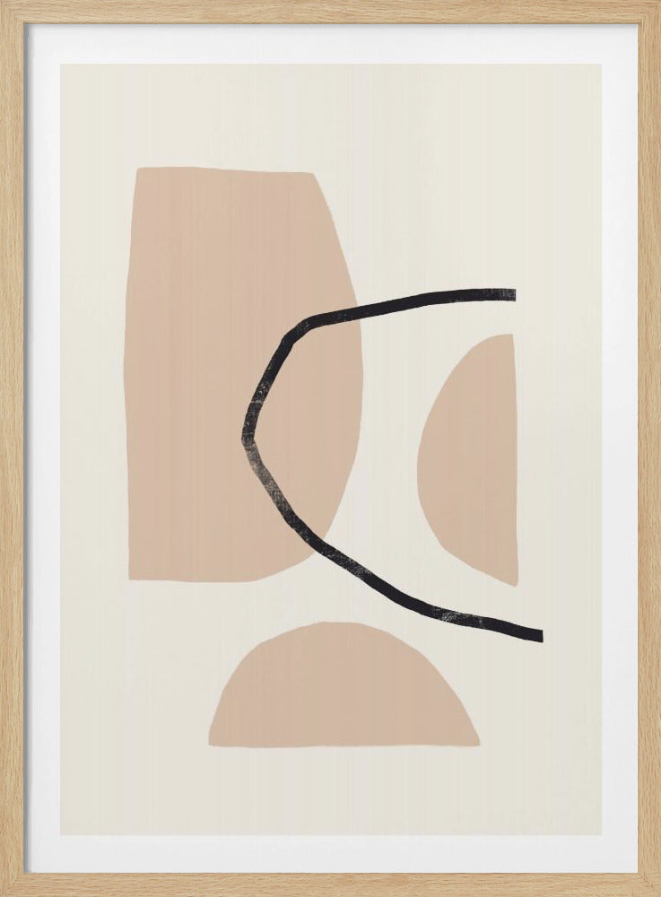 Stijlvolle geometrische compositie | Poster