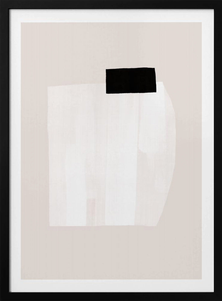 Stille structuur met zwart-witte textuur | Poster