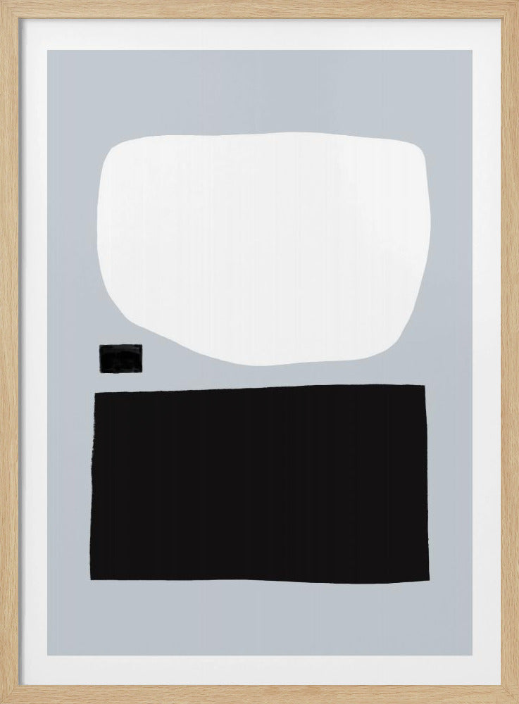Geometrische vormen in zwart-wit | Poster