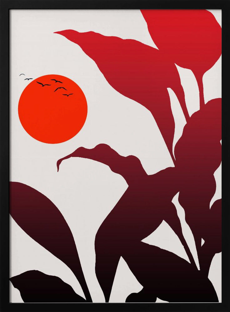 Tropische zonsondergang | Poster